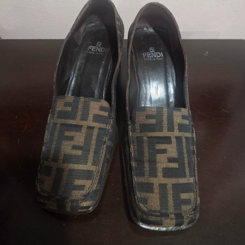 Fendi block heels